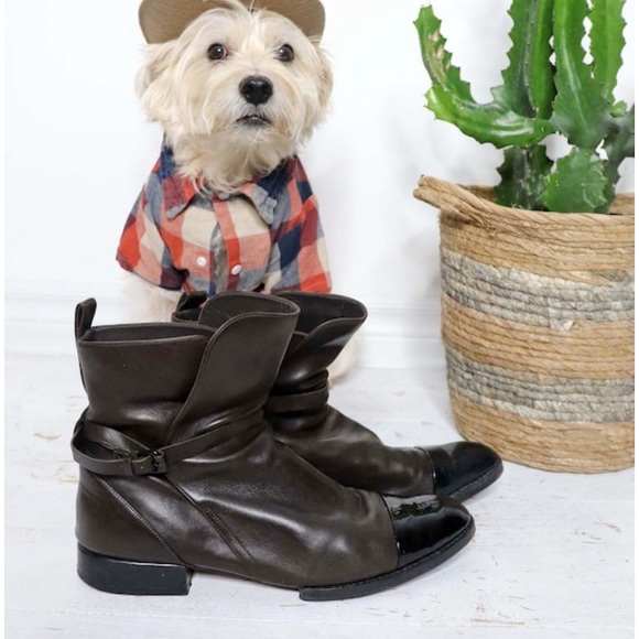 Alexander Wang Ankle Boots,  Size 41 EU 10.5 / 11 US Ladies Dark Chocolate Brown - Picture 7 of 9